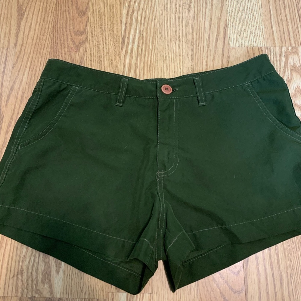 olive green Hurley shorts